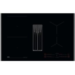 Placa de Indução ComboHob c/ Exaustor 480m³/h TH84CB03FB 4 Zonas 7350W (Preto) - AEG