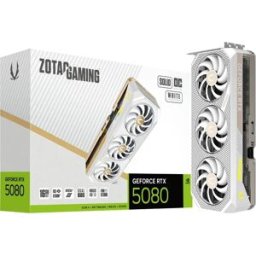 Placa Gráfica Gaming NVIDIA GeForce RTX 5080 "Blackwell" Solid OC White 16GB GDDR7 DLSS4 - ZOTAC