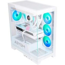 Caixa ATX Danube Sava H500 ARGB (Branco) - ABYSM