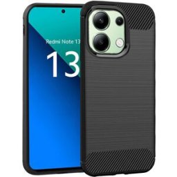 Capa p/ Xiaomi Redmi Note 13 Carbono (Preto) - COOL