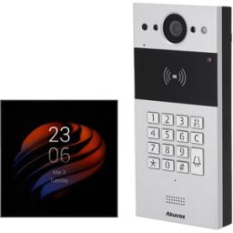 Pack Video Porteiro IP Antivandálico + Monitor Adicional 4" TFT Tátil - AKUVOX