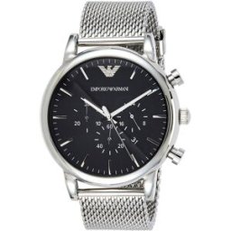 Giorgio Armani Relógio Analógico AR1808 46MM (Prateado) - ARMANI