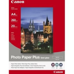 Papel Fotográfico Acetinado A4 (20 Folhas) - CANON