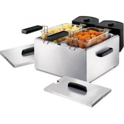 Fritadeira Dulpa 2x1800W 2x3L (Inox) - PRINCESS