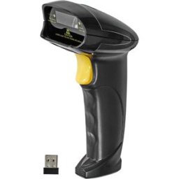 Leitor Código de Barras s/ Fios Laser USB (Preto) - NEDIS