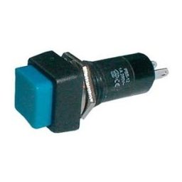 Pulsador Quadrado OFF-(ON) 250V/1A - Azul