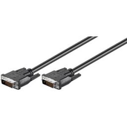 GOOBAY Cabo DVI-D Macho (24+1 pin) - DVI-D Macho (24+1 pin) - 1,80 mts