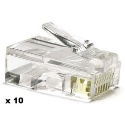 Pack 10x Fichas RJ45 CAT6 - Nanocable