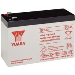 Bateria Chumbo 12V 7Ah (151 x 65 x 97,5 mm) - YUASA