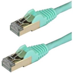 Cabo de Rede RJ45 Cat6a U/FTP Turquesa (2 mts) - STARTECH
