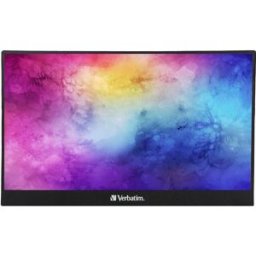 Monitor Portátil Touch IPS 14" PMT-14 Full HD 16:9 60Hz FreeSync (Preto) - VERBATIM