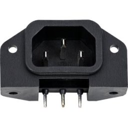 Ficha C.I. Macho Tripolar 10A 250V (IEC-C14)