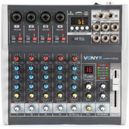 Mesa de Mistura 6 Canais c/ USB/SD/MP3/BLUETOOTH com DSP (VMM-K602) - VONYX
