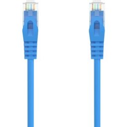 Cabo de Rede RJ45 Cat6a U/UTP Azul (0.25m) - AISENS