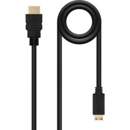 Cabo HDMI Macho - mini-HDMI (1,8 mts) - Nanocable