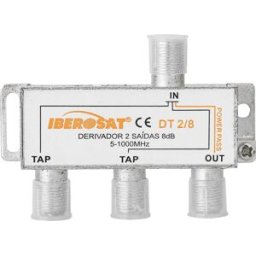 Spliter Derivador 3 Vias 5-1000MHz 8dB - IBEROSAT