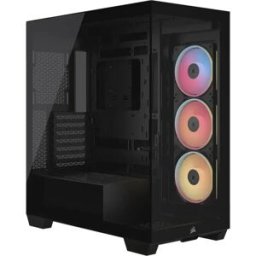 Caixa Extended-ATX 3500X LX-R RGB Tempered Glass (Preto) - CORSAIR