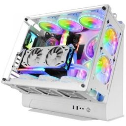 MARS-GAMING Caixa ATX MCBW Premium Vidro Temperado (Branco) - MARS GAMING