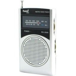 Rádio Portátil 2 bandas AM/FM (Cinzento) - SAMI