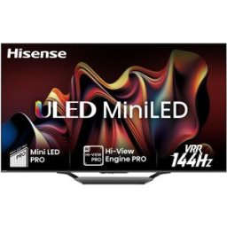 Smart TV Mini-LED 50" Series U7Q (2025) 4K Ultra HD Wi-Fi (Preto) - HISENSE