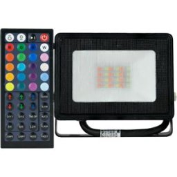 AIGOSTAR Projector LED RGB IP65 220VAC 20W com Comando