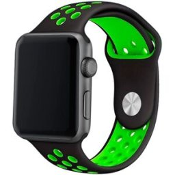 Correia Apple Watch Series 1/2/3/4/5/6/7/SE (38 / 40mm) Sport (Preto) - COOL