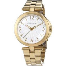 Relógio Analógico NAD14001L 35MM (Dourado) - NAUTICA