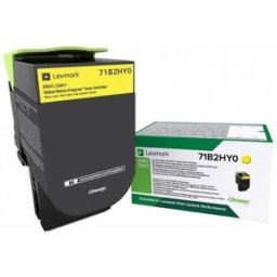 Lexmark Toner Amarelo Elevada Capacidade com Programa Retorno CS/CX 317,417,517 3.500 Pág.