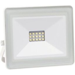 Projector LED Slim IP65 220VAC Branco F. 6000K 10W 700Lm (Branco)