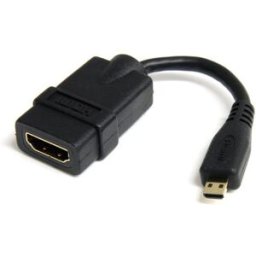 Conversor micro-HDMI Macho -> HDMI Femea (12cm) - STARTECH