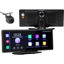 Estação Multimédia CarPlay5.0 10,26" s/ Fios c/ Gravador de Vídeo e Câmara de Marcha-Atrás - BLOW