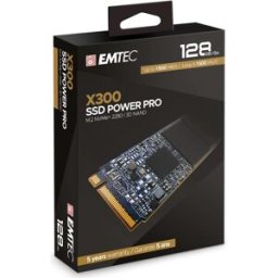 Disco SSD 128GB X300 M.2 PCI Express 3.0 3D NAND NVMe - EMTEC