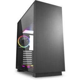 Caixa ATX Sharkoon Pure Steel RGB USB 3.0 com Janela (Preta)