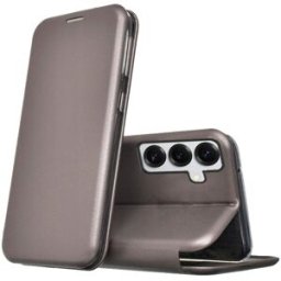Capa Flip Cover p/ Samsung S921 Galaxy S24 / S25 Elegance Prata - COOL