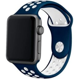 Correia Apple Watch Series 1/2/3/4/5/6/7/SE (38 / 40mm) Sport (Azul) - COOL