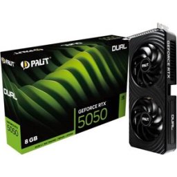 Placa Gráfica NVIDIA GeForce RTX 5050 "Blackwell" Dual 8GB GDDR6 DLSS4 - PALIT