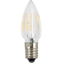 Lampada LED (tipo Vela) E10 12V Branco Q. 3000K
