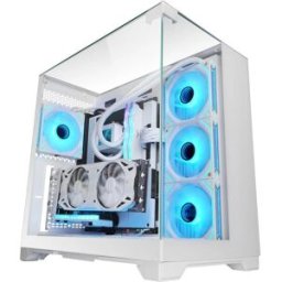MARS-GAMING Caixa ATX MC-VISION Gaming Vidro Temperado (Branco) - MARS GAMING