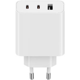 Carregador Triplo 67W GaN 2C1A EU c/ Cabo USB-C (2x USB-C / USB-A) - XIAOMI
