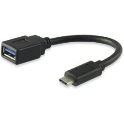 Adaptador USB-C Macho -> USB3.0 A Fêmea (15cm) - EQUIP