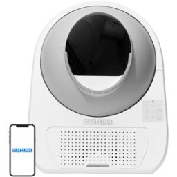 Caixa de Areia Scooper Pro Ultra Inteligente c/ Câmara IA p/ Gatos - CATLINK