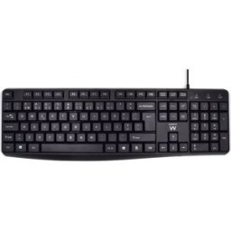 Teclado Professional USB com Teclas Silenciosas PT (Preto) - EWENT