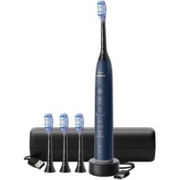 Escova de Dentes Elétrica Sonicare Series 7100 HX7423/08 + 4 Recargas (Azul Marinho) - PHILIPS