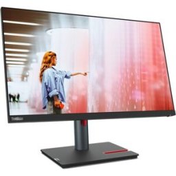 Monitor ThinkVision LED IPS 23.8" P24q-30 Quad HD (Preto) - LENOVO