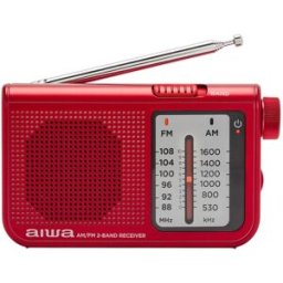Rádio Portátil AM/FM Analógico RS-55RD (Vermelho) - AIWA