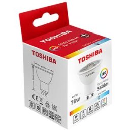 Lâmpada LED GU10 5,5 W 6500K - TOSHIBA
