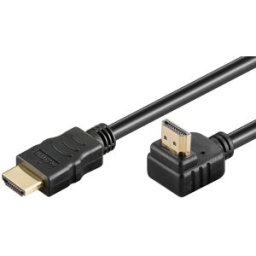 Cabo HDMI 2.0 Macho 90º - Macho 4K@60Hz (50cm) - GOOBAY