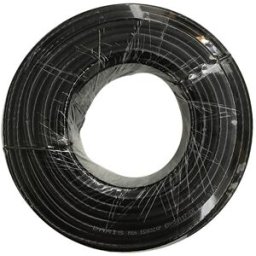 Rolo Cabo Coaxial RG6 Preto (25 mts) - DAXIS