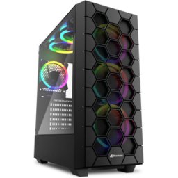 Caixa ATX HEX RGB (Preto) - SHARKOON