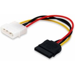 Cabo Alimentação SATA » Molex 4 Pin (15cm) - EQUIP